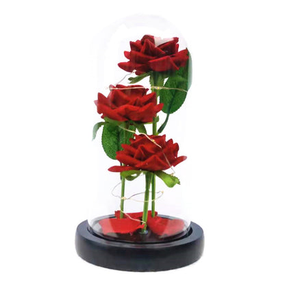 Valentine's Day Three Roses Creative Gift Decoration Ligth